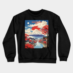 Gamagori Japan Vintage Poster Tourism Crewneck Sweatshirt